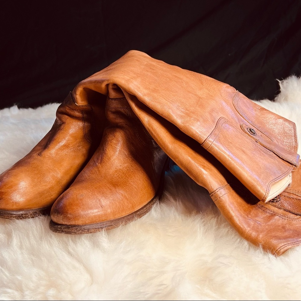 Frye Button Riding Boots - Picture 3 of 5